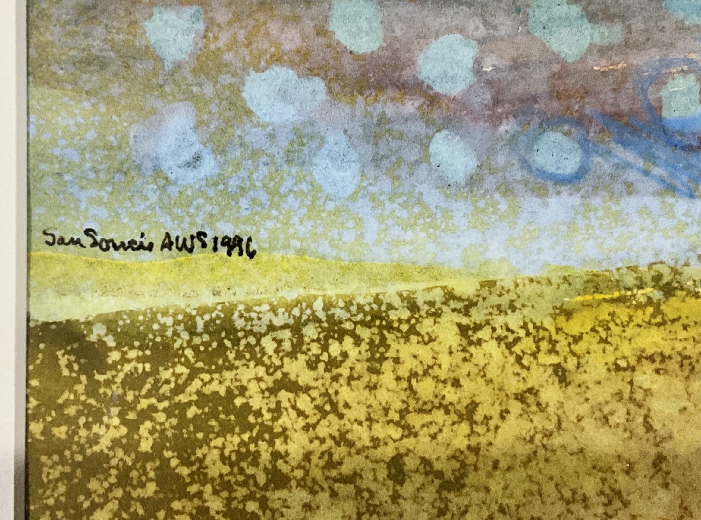 Artwork by Patricia Molm San Soucie, SAM SOUCIE SIGNED ARTWORKS IN FRAME