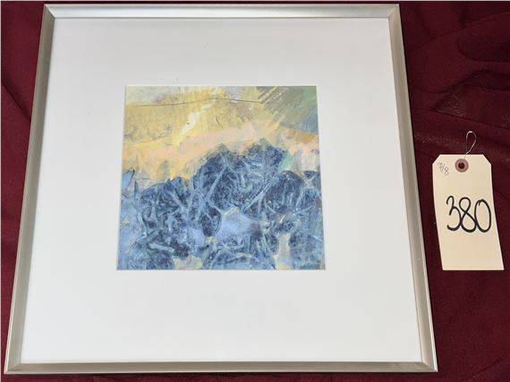 SIGNED SAN SOUCIE WATERCOLOR ARTWORK IN FRAME by Patricia Molm San Soucie