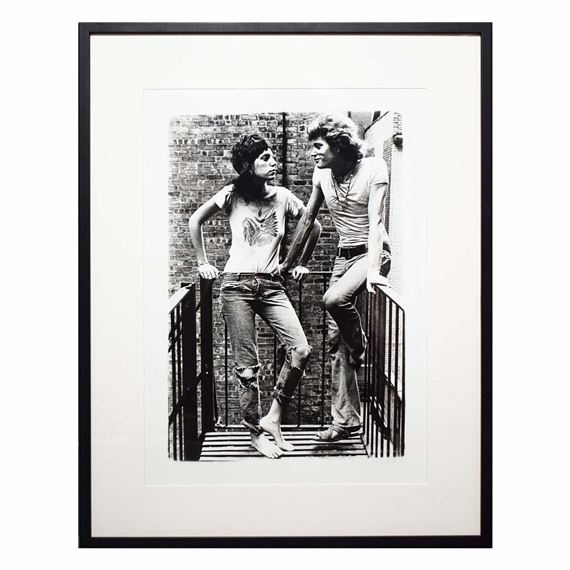 Patti and Robert Facing Off - Gerard Malanga