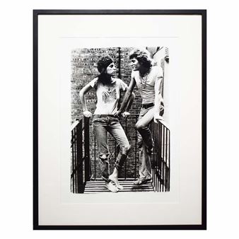 Patti and Robert Facing Off - Gerard Malanga