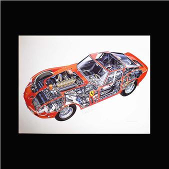 1962 FERRARI 250 GTO POSTER - Nick Mason