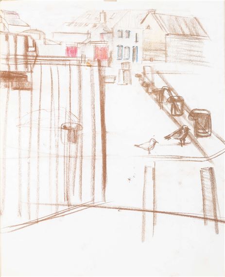 Barbara Warren | Harbour (possibly Howth | MutualArt