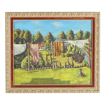 Catskills, New York Laundry Line - Rudolph Robinor