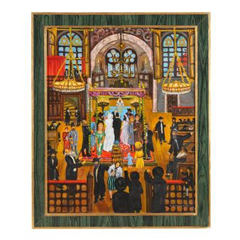 Hasidic Jewish Wedding Scene - Rudolph Robinor