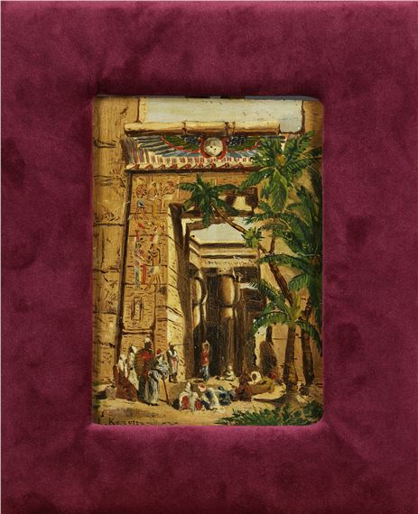 ORIENTAL SCENE PAINTING - E. Korner