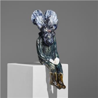 Seated Flower - Klara Kristalova