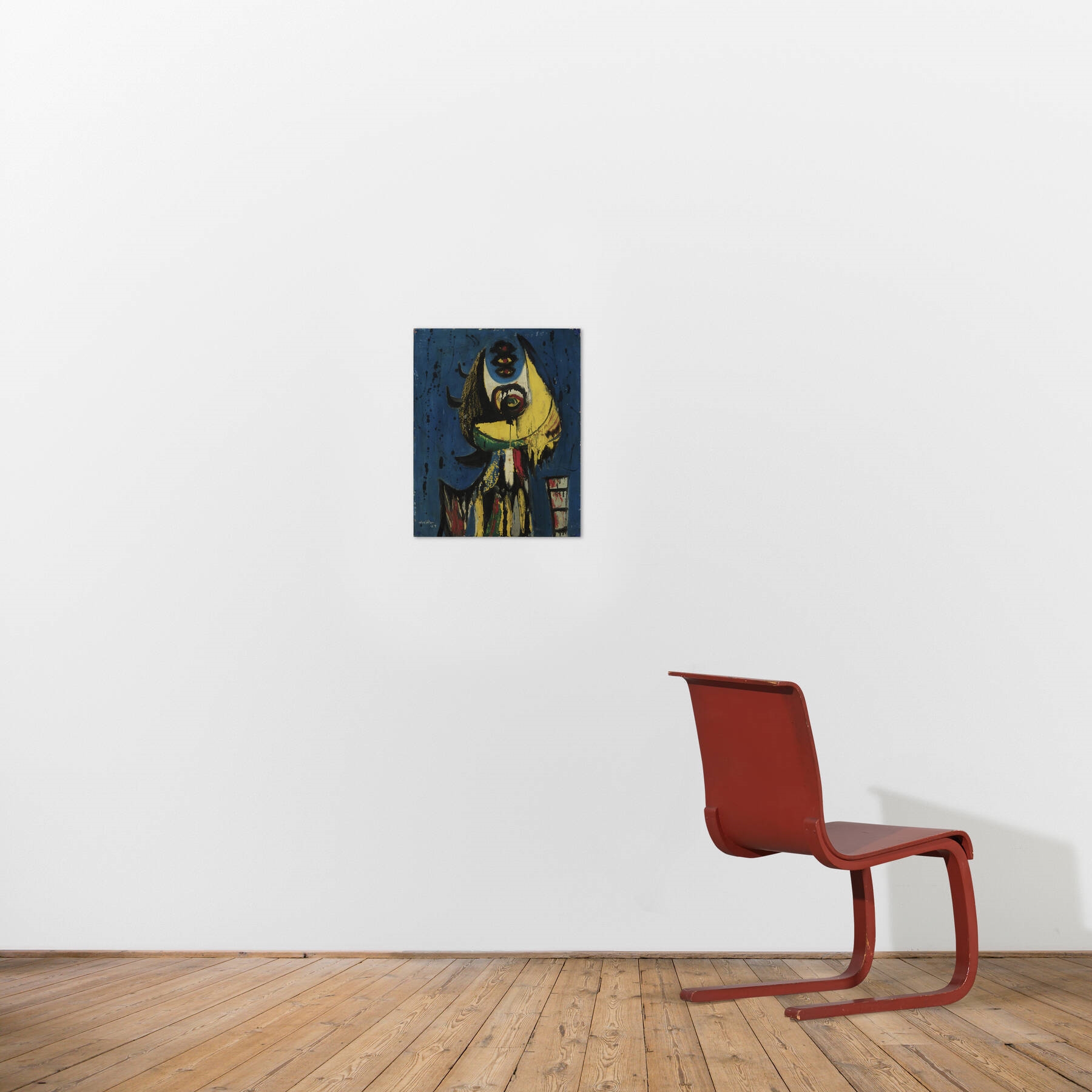 Artwork by Emerson S. Woelffer, Bikini, Made of oil on board