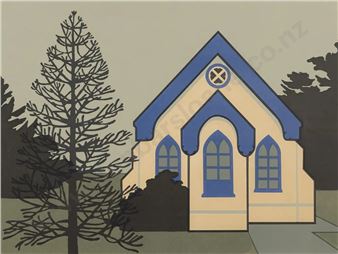 Robin White (b 1946) - Southland Monkey Puzzle - Robin White