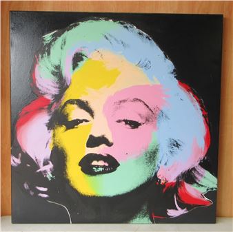 portrait of Marilyn Monroe - Steve Kaufman