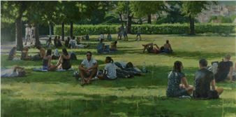 Dean Larson: Urban Visions: Life in Motion - Triton Museum of Art