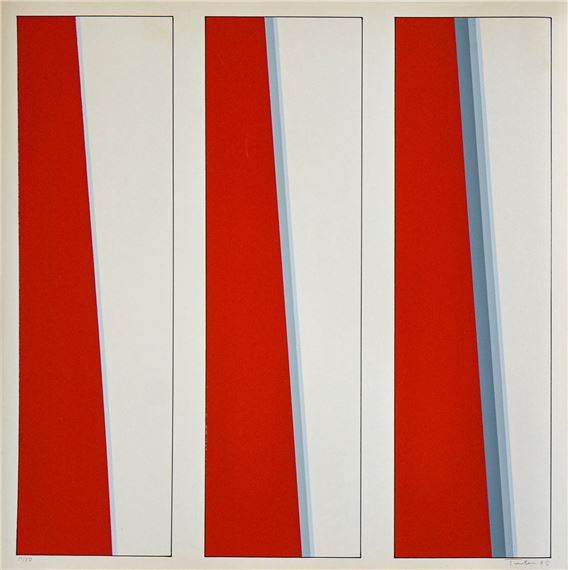 Senza titolo (Righe rosse e grigie), Le cinque parti del discorso, Senza titolo (Righe nere) - Odo Tinteri