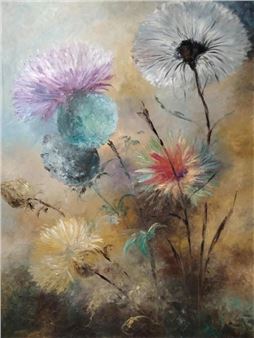 Large Impressionist Floral - Ilona Karácsony