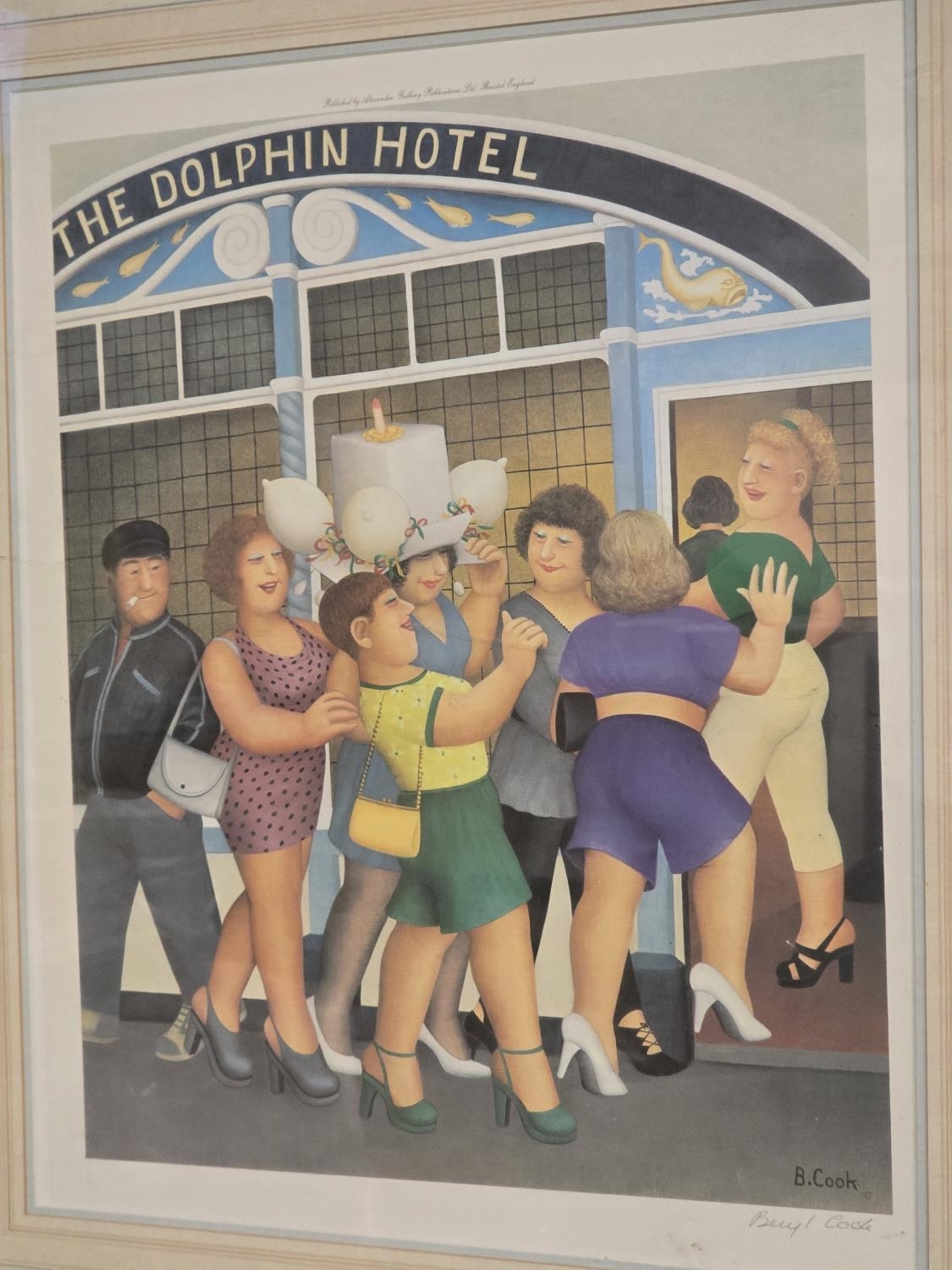 Beryl Cook | Pair of framed and glazed Beryl Cook prints largest ...