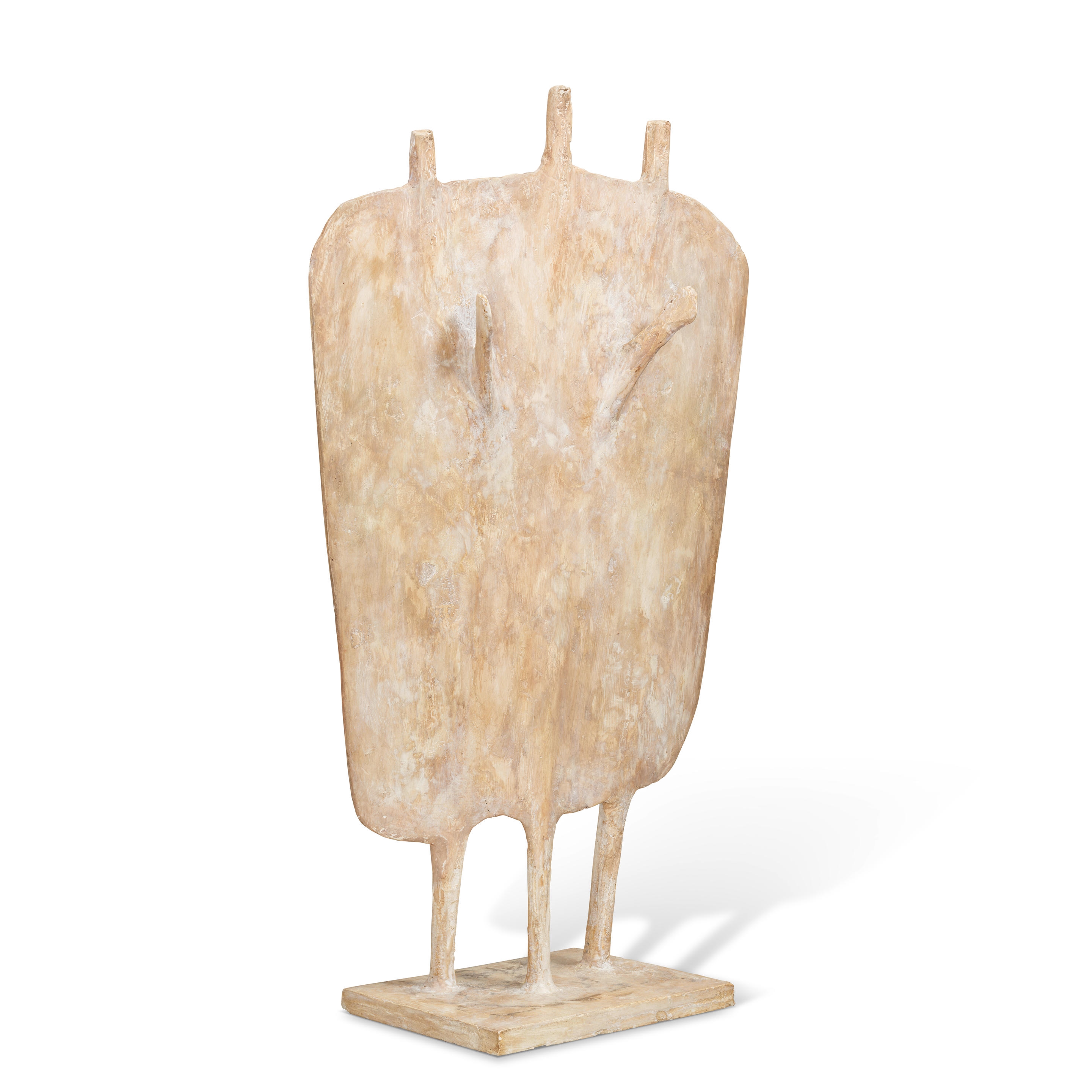 Artwork by Kenneth Armitage, Standing Group 1, Made of plaster