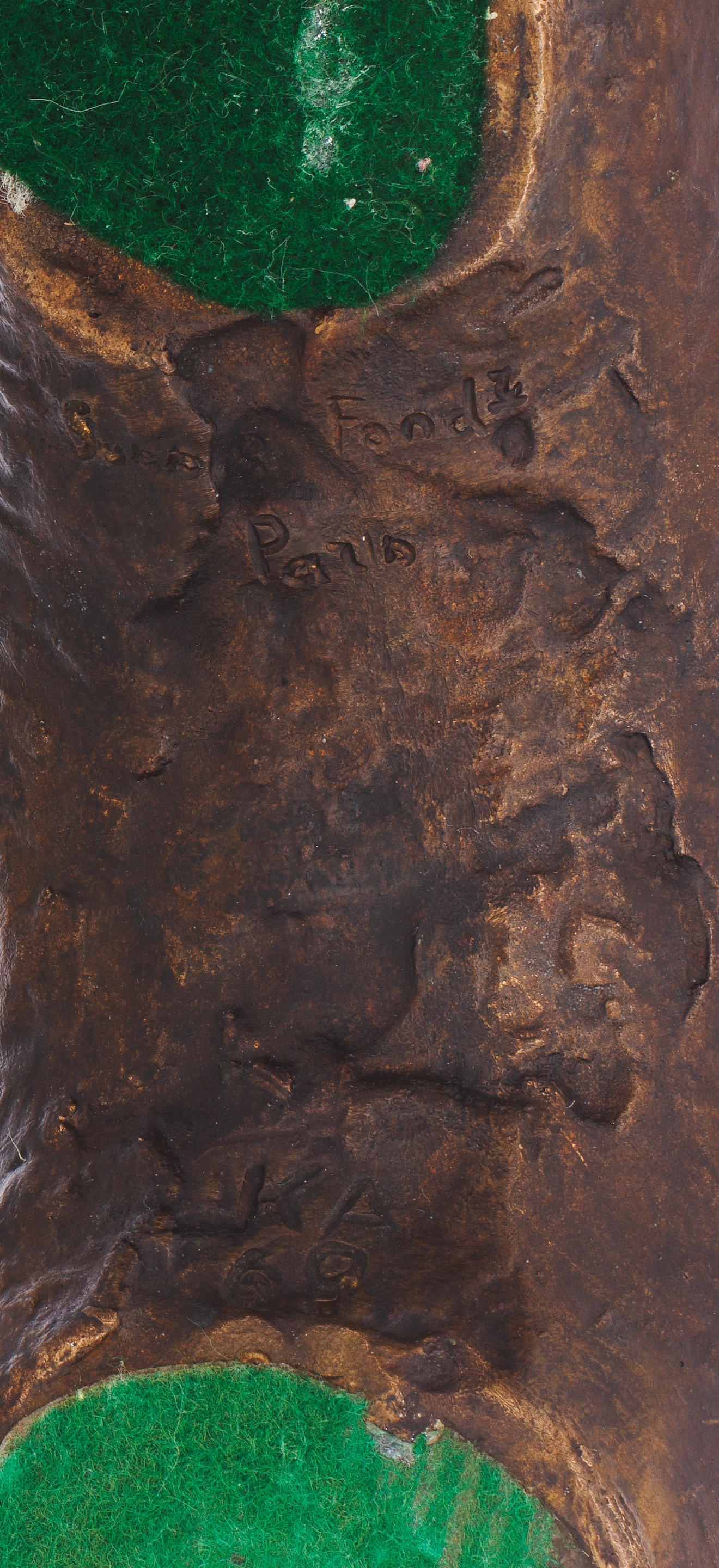 Artwork by Kenneth Armitage, Sprawling Woman (small version), Made of bronze with a brown patina