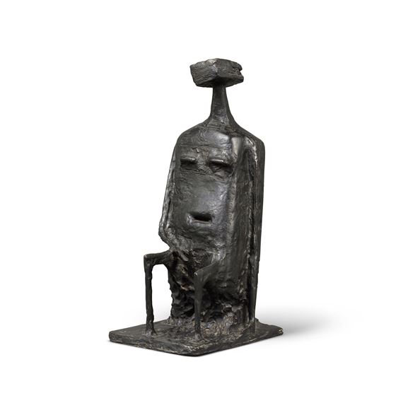 Seated Woman with Square Head (Version B)