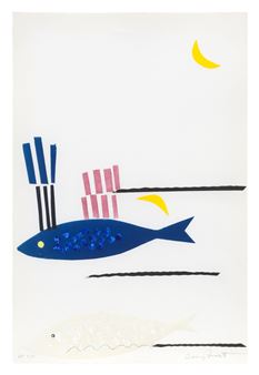 Saint Raphael (Cordoba), from the Eleven Poems by Federico Garcia Lorca Series - Terry Frost