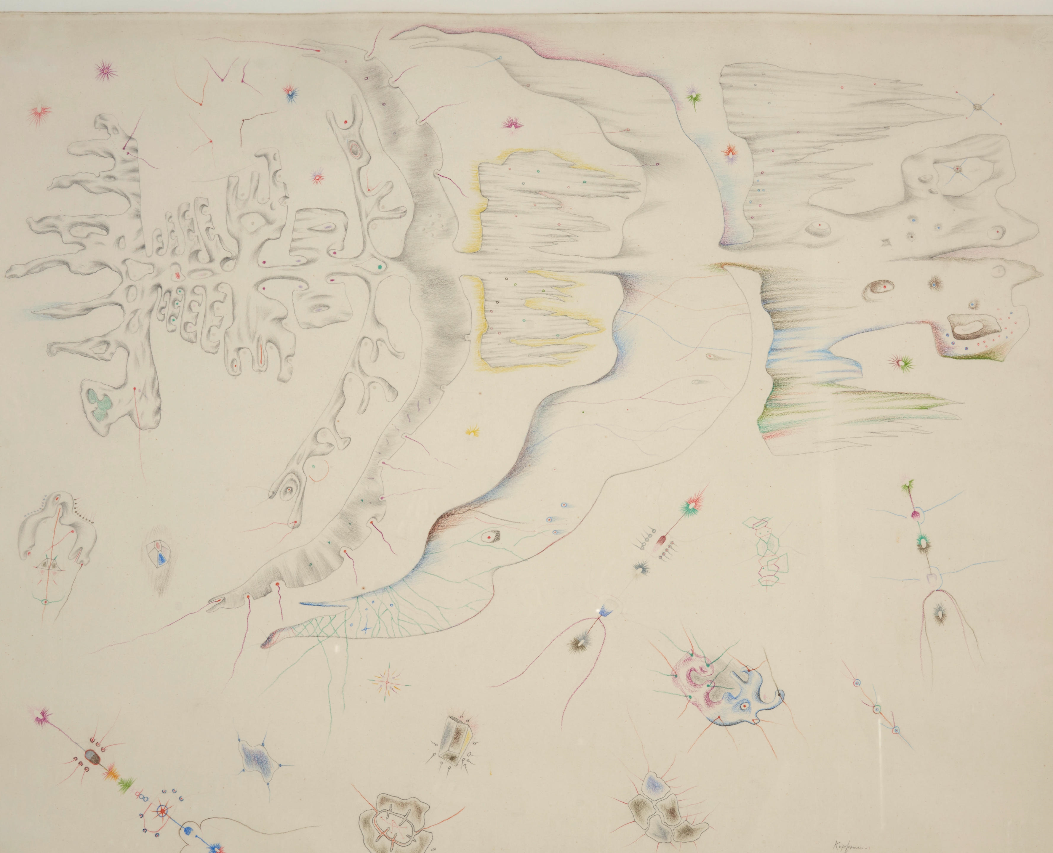 Lawrence Kupferman | Oceanic Inventions (Microcosmic Abstraction (1947 ...