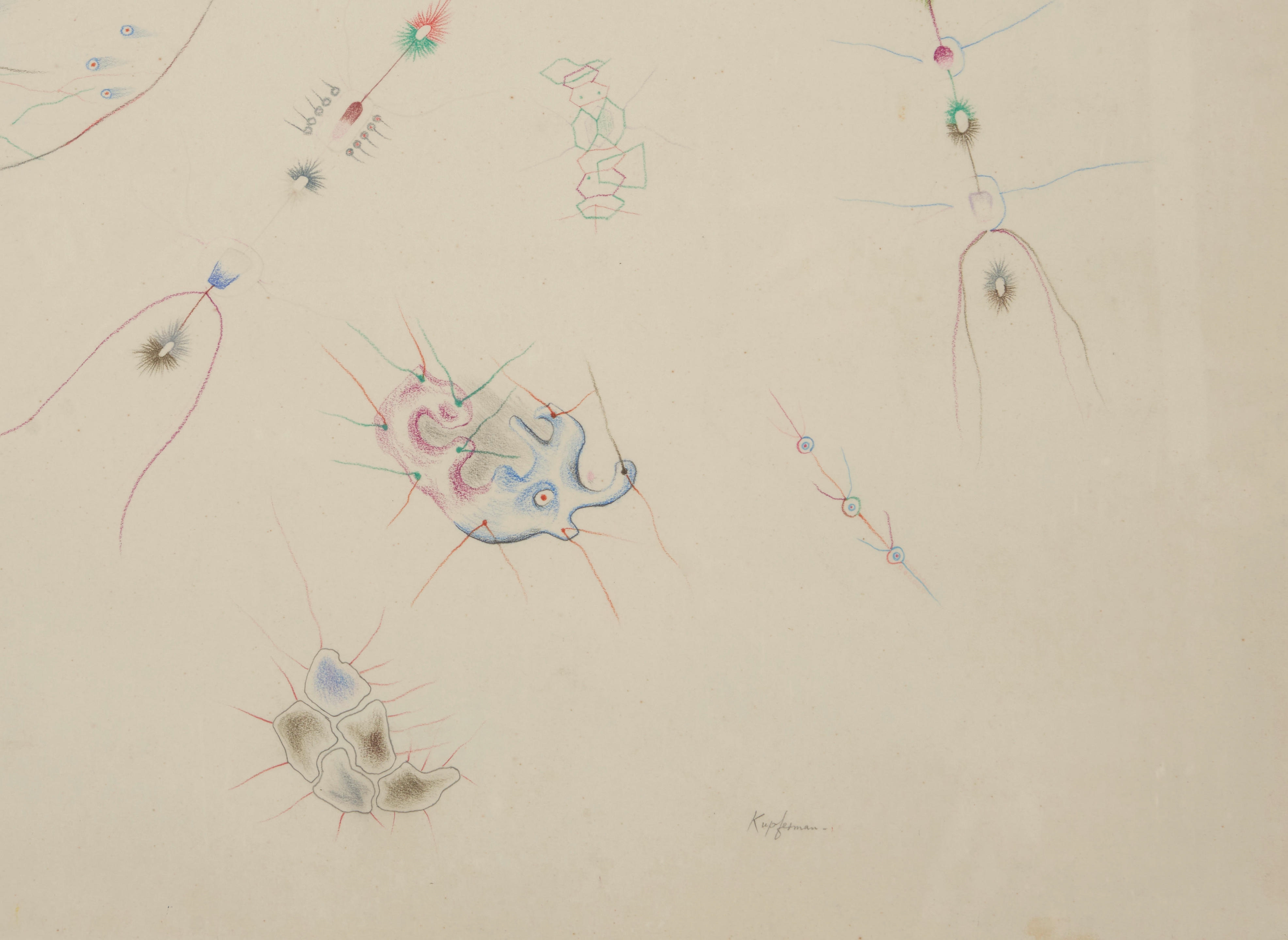 Lawrence Kupferman | Oceanic Inventions (Microcosmic Abstraction (1947 ...