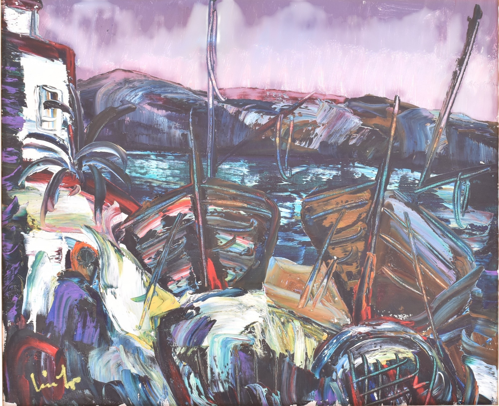 Eric Loo (lo) Ohlquist | ERIC LOO OHLQUIST - 1960S OIL ON CANVAS ...