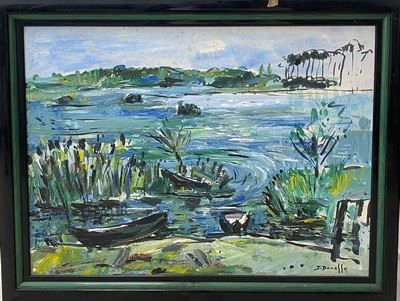 Etang des Landes  signée en bas à droite - Jean Ducasse