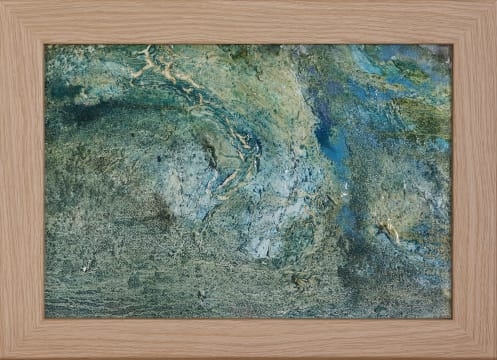 Artwork by Huibrecht de Hart, Anthropo-Aqua V, Made of marble dust