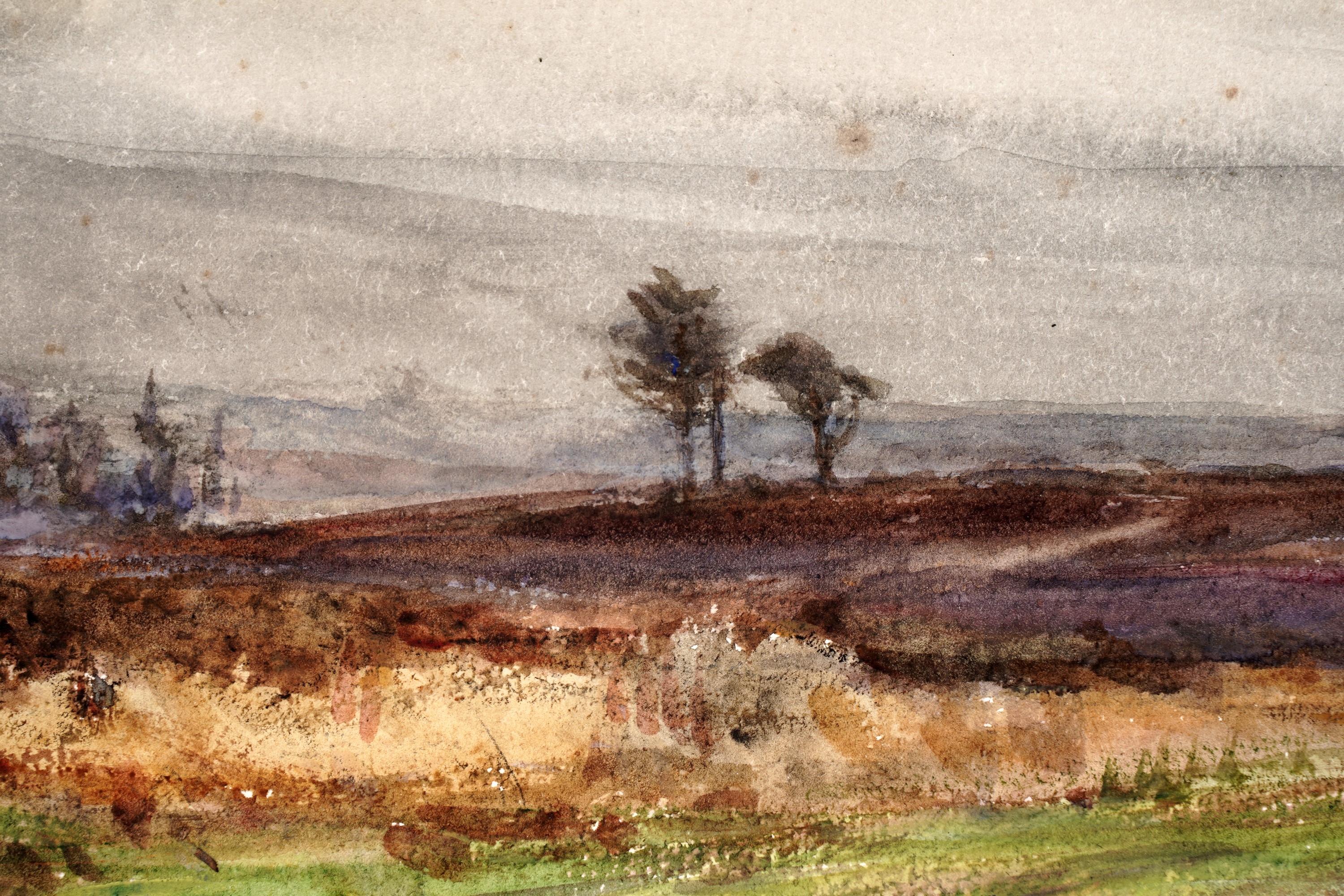 Joseph Jobling | A Moorland Landscape | watercolour (Early 20th Century ...