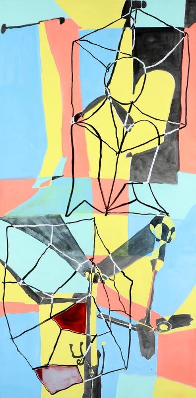 Artwork by Bentemarie Kjeldbaek, Untitled, 2012, Made of Oil on canvas