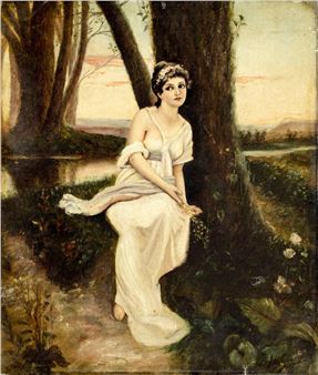 Lady in Woods - H Auld