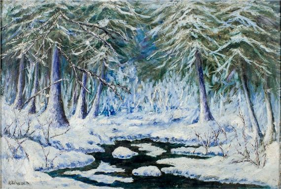 Winter Forest Landscape - Hitchcock