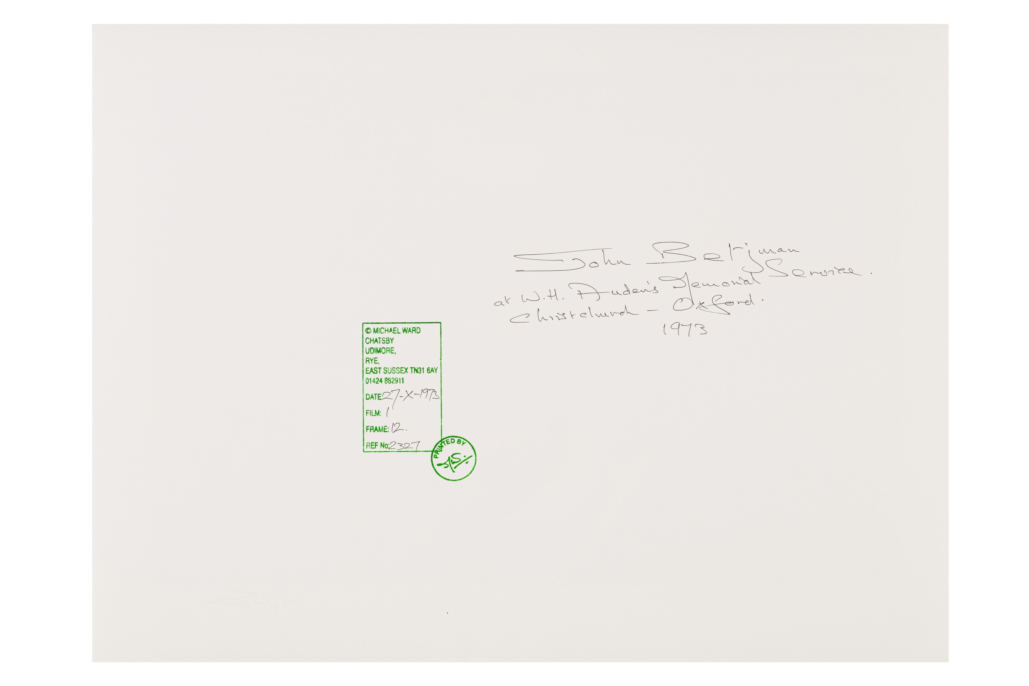 Artwork by Michael Ward, LONDON THEATER & FILM PERSONALITIES, Made of silver gelatin prints