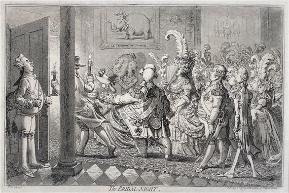 The Bridal Night by James Gillray, circa 1797