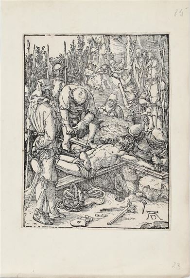 Christ Nailed to the Cross, from The Small Passion