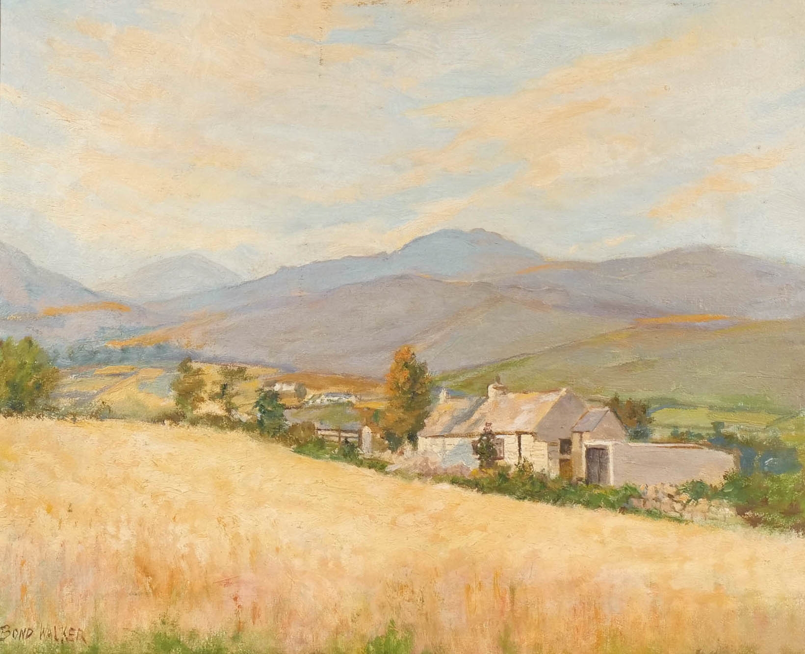 David Bond Walker | Hillside landscape | MutualArt