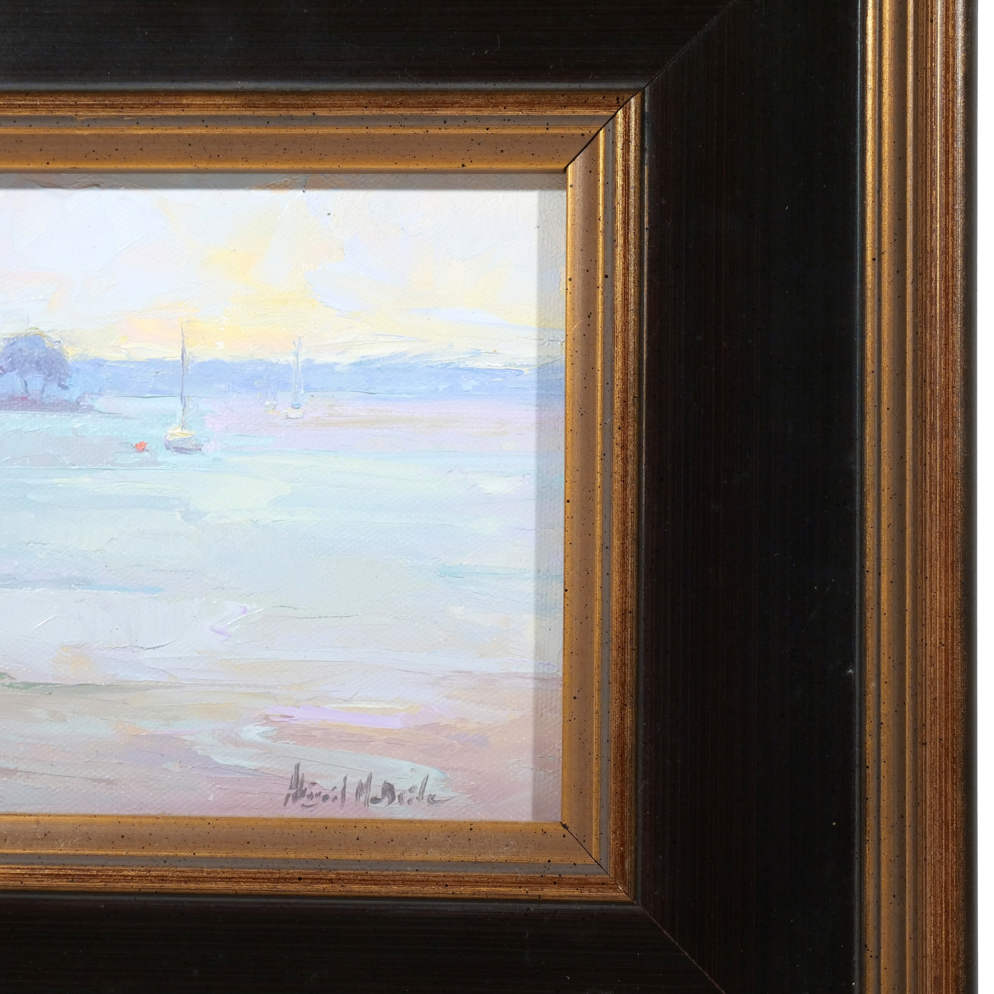 Artwork by Abigail McBride, 'Distant Mooring', Made of Oil on board