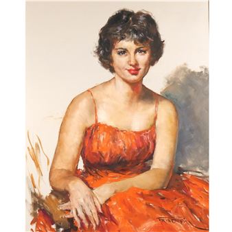 Stylized Female Portrait - Pal Fried