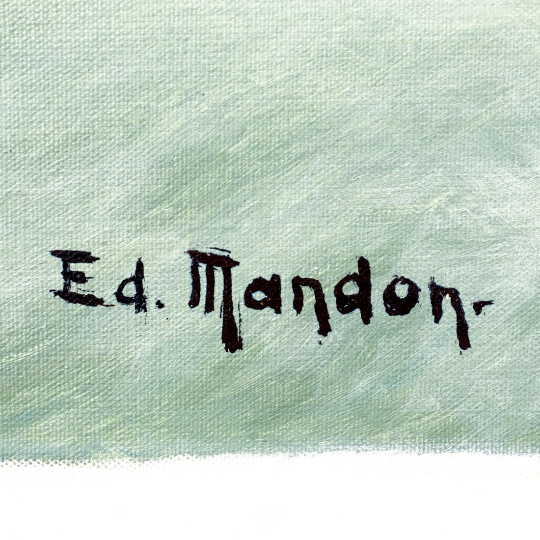 Artwork by Edouard Mandon, Seascape, Made of oil on canvas