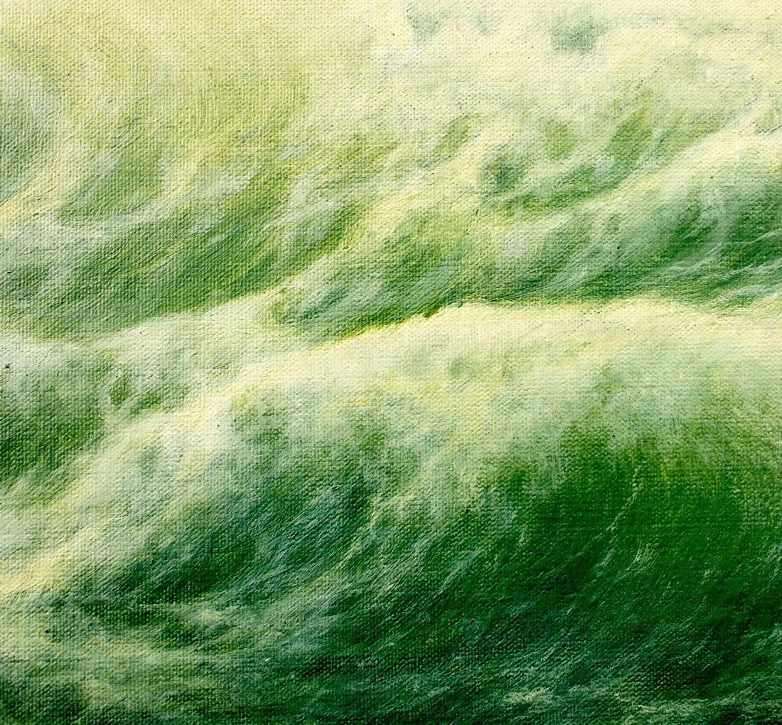 Artwork by Edouard Mandon, Seascape, Made of oil on canvas