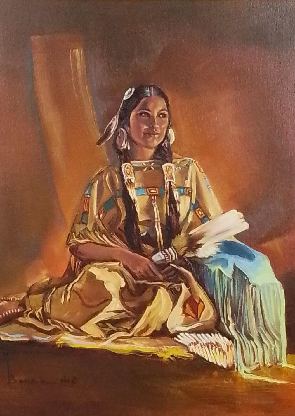 Artwork by M. Bauer, The Favorite One, Made of Oil On Canvas