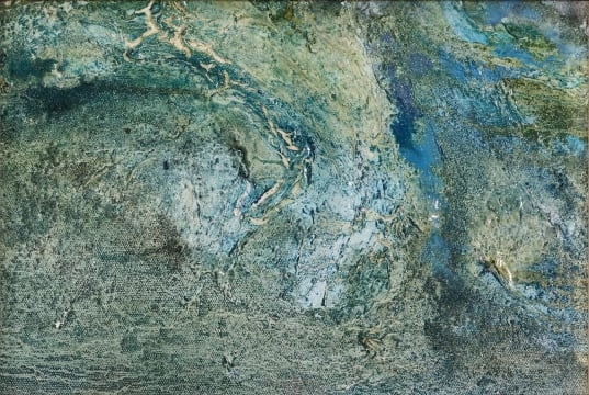 Artwork by Huibrecht de Hart, Anthropo-Aqua V, Made of marble dust