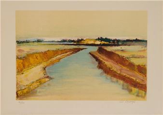 Louis LAMARQUE (1912-1991) - Color lithograph on paper - Louis Lamarque