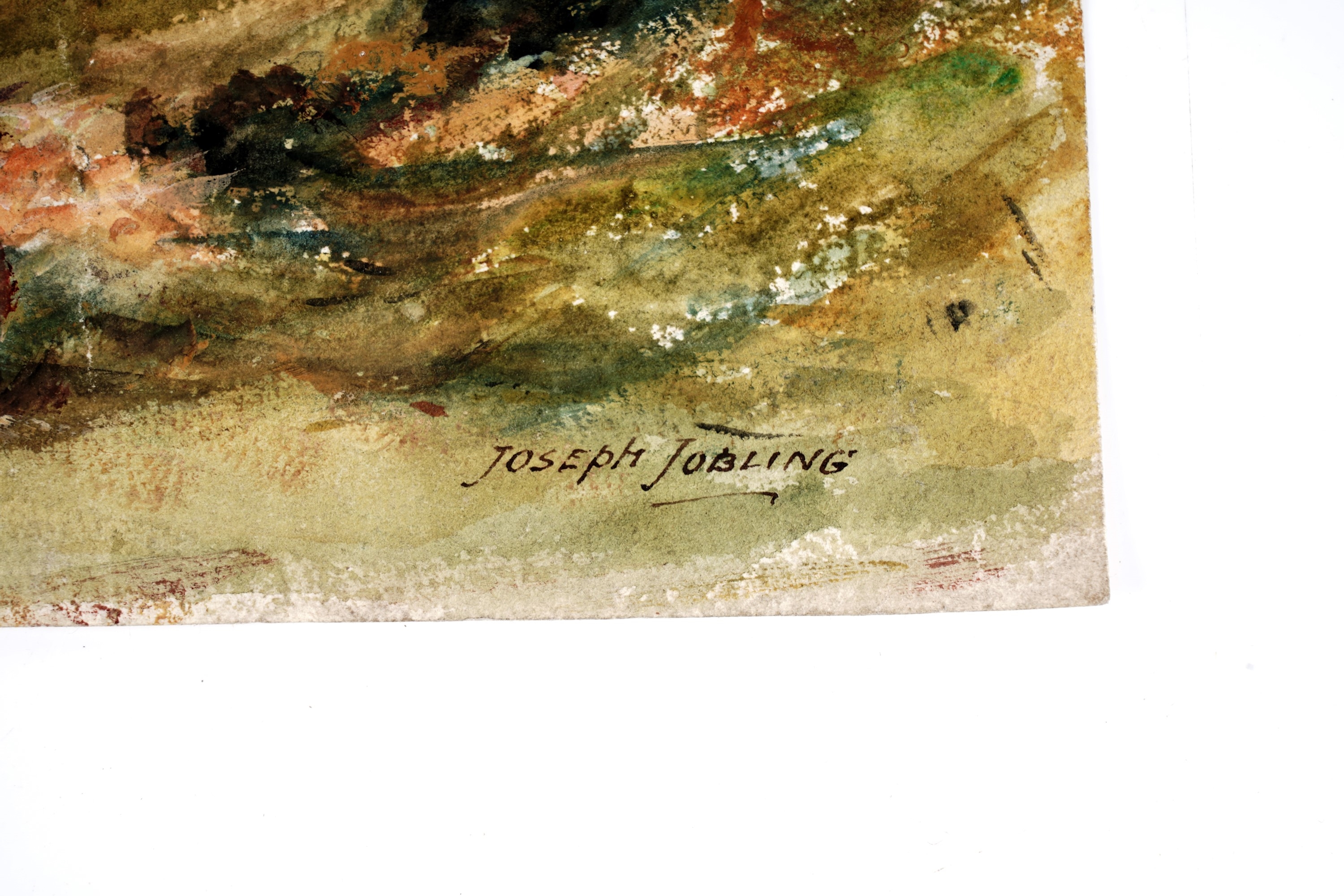 Joseph Jobling | Spring Forsythia on the Banks of the Shore ...