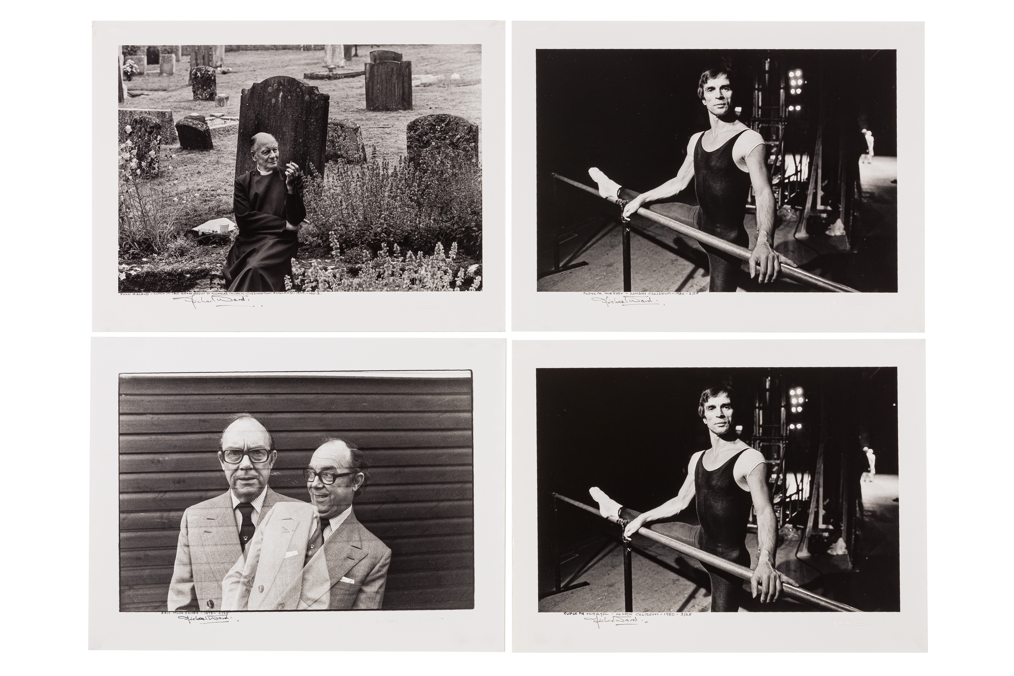 Artwork by Michael Ward, LONDON THEATER & FILM PERSONALITIES, Made of silver gelatin prints