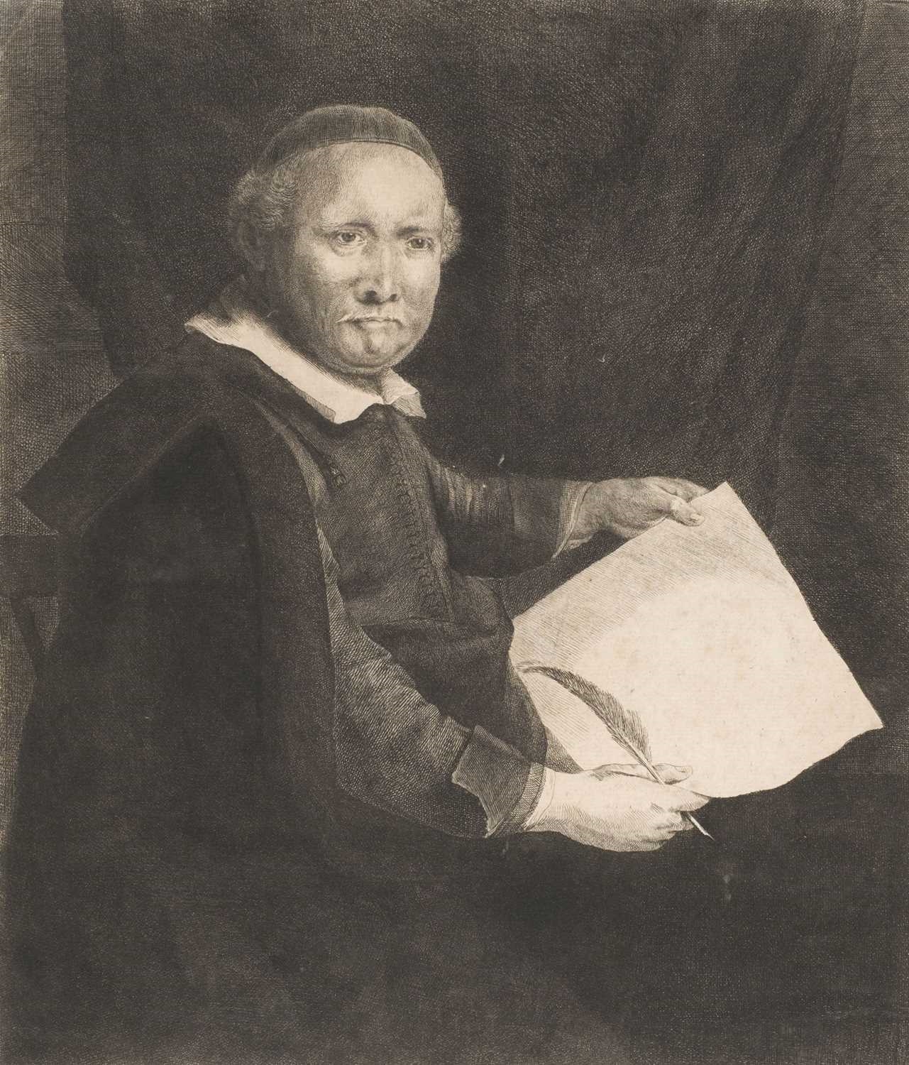 Artwork by Rembrandt van Rijn, Pierre François Basan, Lieven Willemsz van Coppenol, Made of etching on laid paper