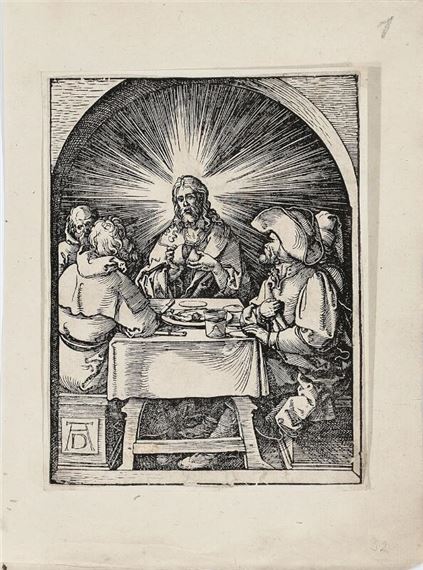 Christ in Emmaus, from The Small Passion
