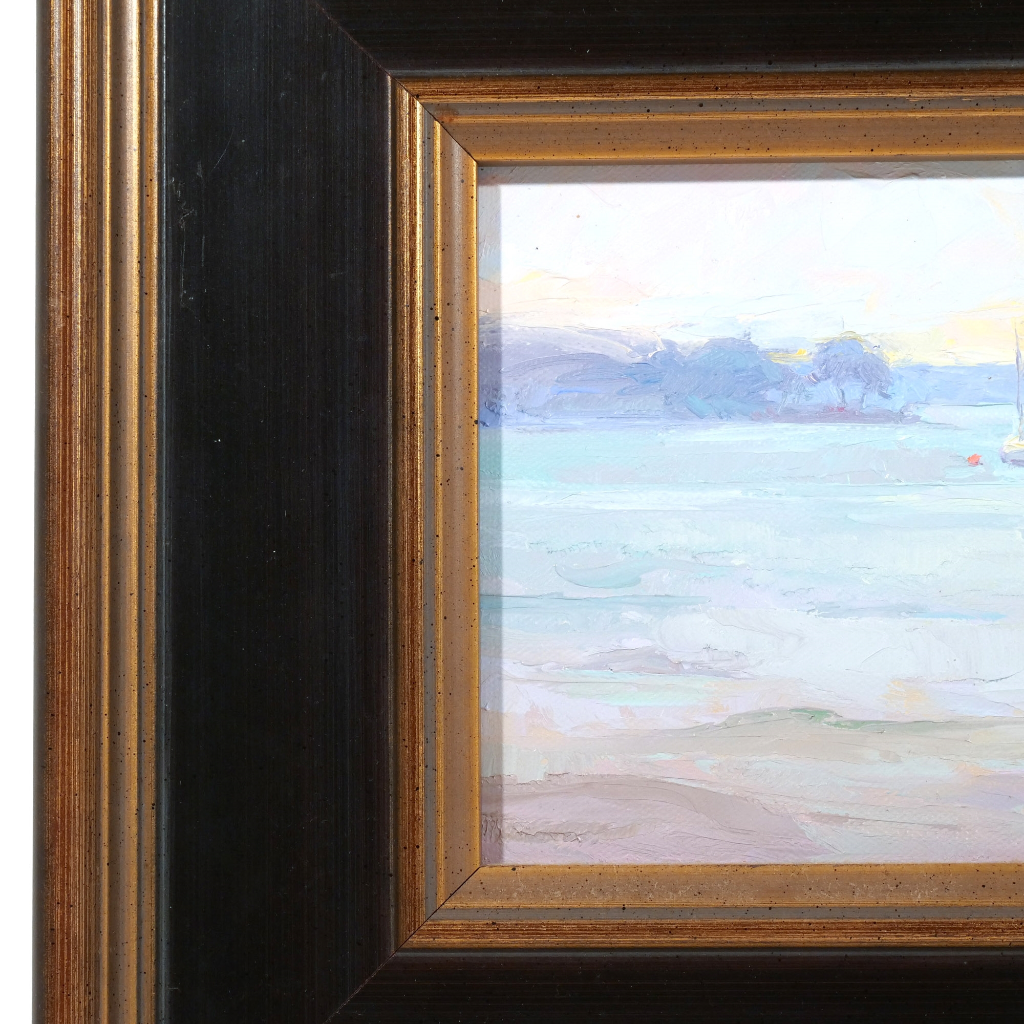 Artwork by Abigail McBride, 'Distant Mooring', Made of Oil on board