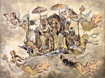 Mythological Scene, Bali, Indonesia - I Pt Ardika