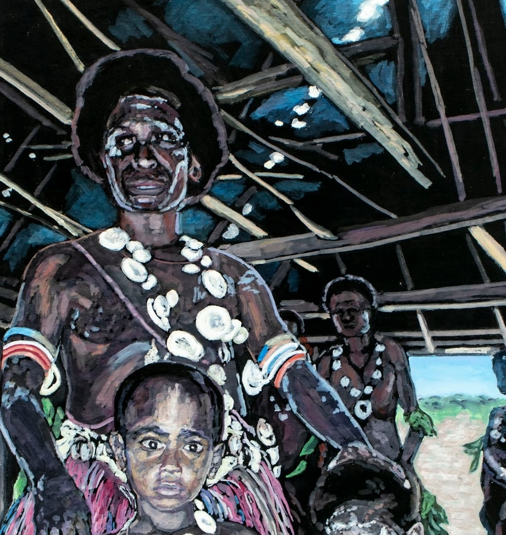 Evelyn Borchard Metzger | African Tribe Family (1993) | MutualArt