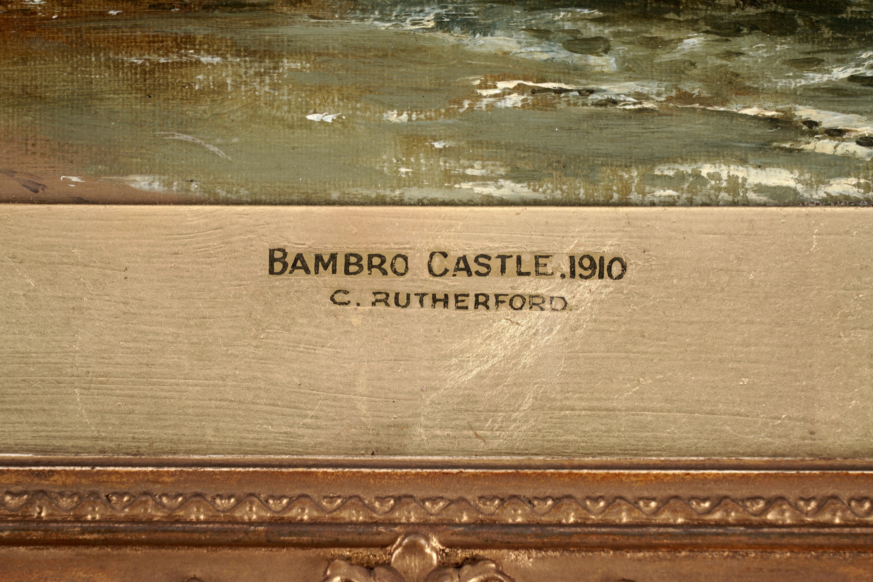 Artwork by Charles Rutherford, Bambro Castle | oil, Made of oil on canvas