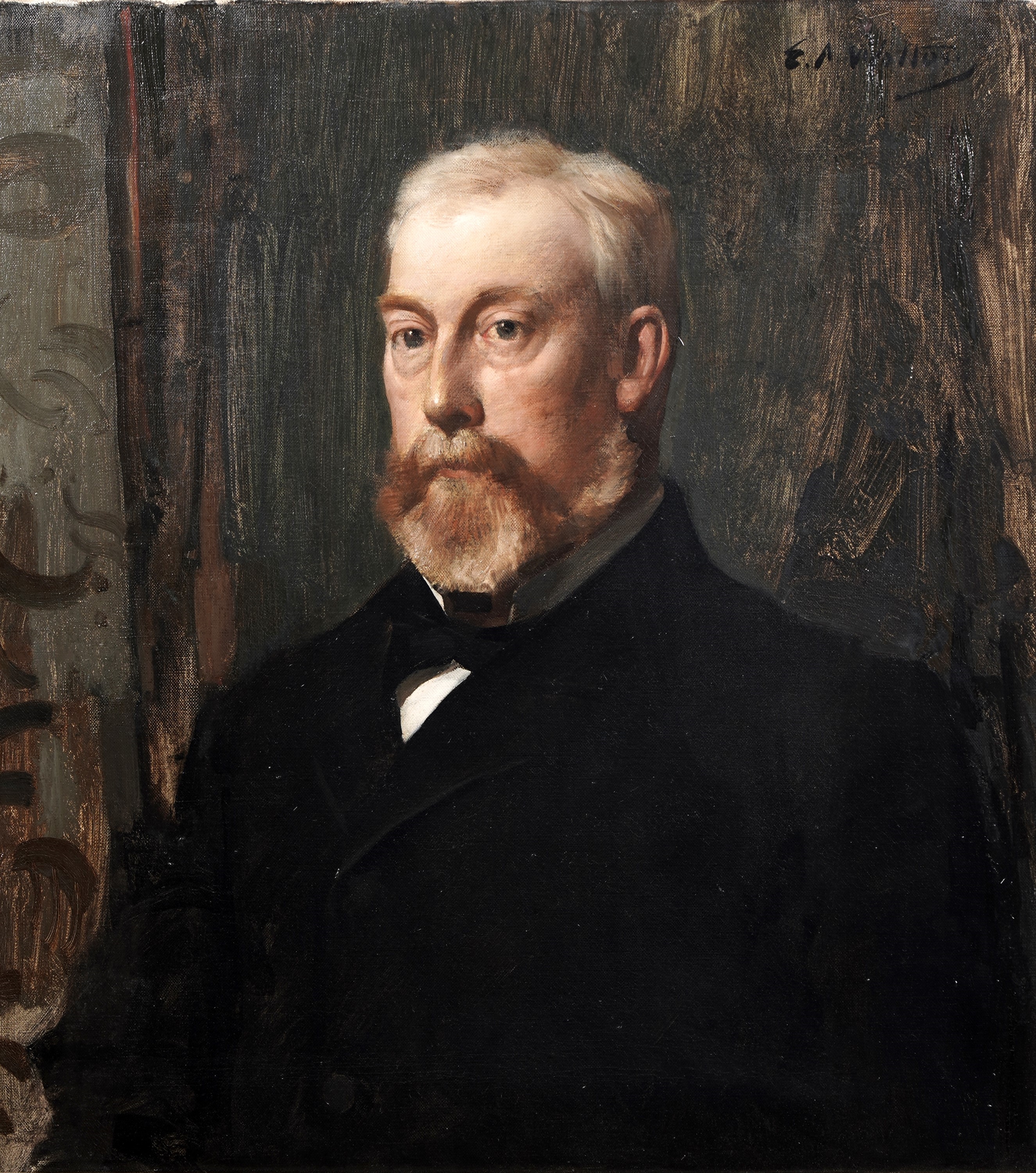Edward Arthur Walton | Head and shoulders portrait of a gentleman | oil ...